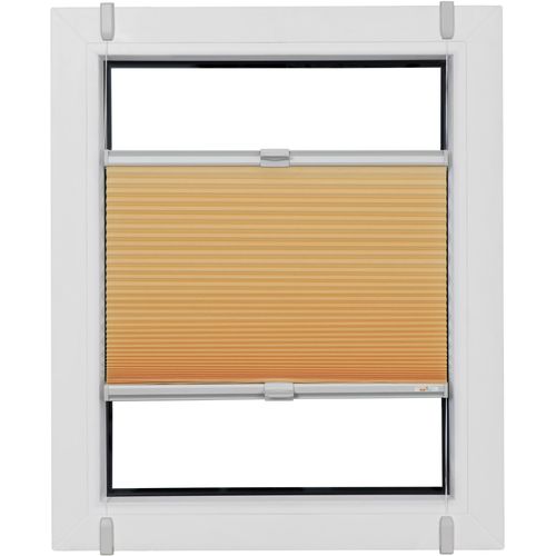 4001442935246 - Wabenplissee One Size Style Honeycomb TL Plissees Gr 160 cm zweiseitig verschiebbar 120 cm orange (apricot grau grau) Plissees ohne Bohren Zubehörfarbe zum Klemmen 4001442935246 - Wabenplissee One Size Style Honeycomb TL Plissees Gr 160 cm zweiseitig verschiebbar 120 cm orange (apricot grau grau) Plissees ohne Bohren Zubehörfarbe zum Klemmen