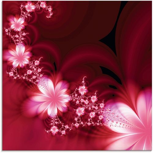 4059745440059 - Glasbild ARTLAND Girlande aus Blumen Bilder Gr B H 20 cm x 20 cm Blumen 1 St rot Glasbilder Bilder in verschiedenen Größen 4059745440059 - Glasbild ARTLAND Girlande aus Blumen Bilder Gr B H 20 cm x 20 cm Blumen 1 St rot Glasbilder Bilder in verschiedenen Größen