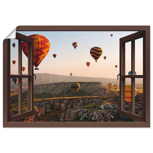 4057738336457 - Wandbild ARTLAND Fensterblick Kappadokien Ballonfahrt Bilder Gr B H 70 cm x 50 cm Poster Ballonfahren Querformat 1 St braun Bild Metallbild Metallbilder Bilder als Alubild Leinwandbild Wandaufkleber oder Poster in versch Größen 4057738336457 - Wandbild ARTLAND Fensterblick Kappadokien Ballonfahrt Bilder Gr B H 70 cm x 50 cm Poster Ballonfahren Querformat 1 St braun Bild Metallbild Metallbilder Bilder als Alubild Leinwandbild Wandaufkleber oder Poster in versch Größen