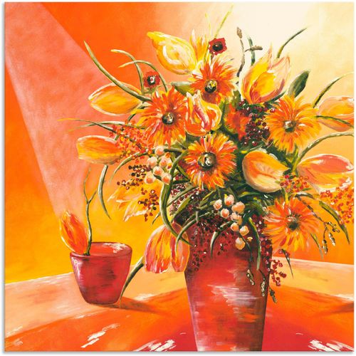 4057738382522 - Wandbild ARTLAND Blumenstrauß in Vase I Bilder Gr B H 30 cm x 30 cm Alu-Dibond-Druck Blumen 1 St orange Bild Poster Bilder als Alubild Leinwandbild Wandaufkleber oder in versch Größen 4057738382522 - Wandbild ARTLAND Blumenstrauß in Vase I Bilder Gr B H 30 cm x 30 cm Alu-Dibond-Druck Blumen 1 St orange Bild Poster Bilder als Alubild Leinwandbild Wandaufkleber oder in versch Größen