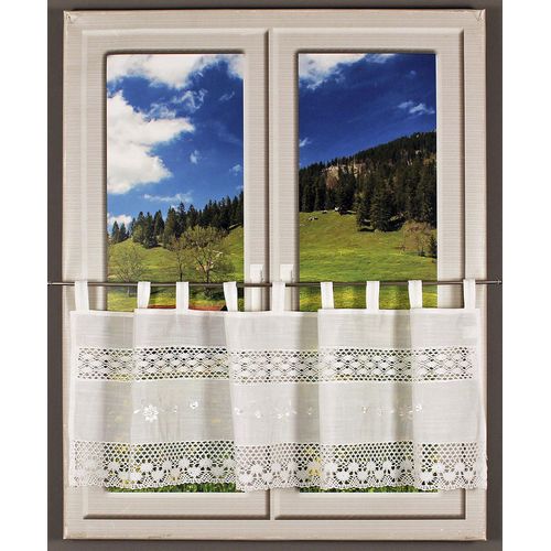 4056837086737 - HOSSNER - ART OF HOME DECO Querbehang »Drachensee« (1 St) m Spitze 4056837086737 - HOSSNER - ART OF HOME DECO Querbehang »Drachensee« (1 St) m Spitze