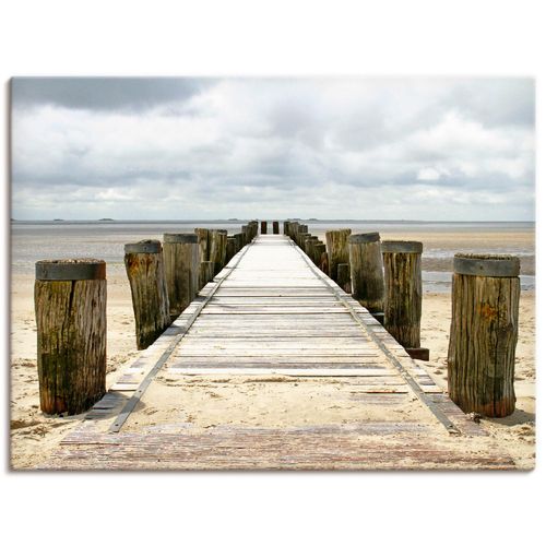 4055327241762 - Wandbild ARTLAND Steg ins Watt Bilder Gr B H 80 cm x 60 cm Leinwandbild Strand Querformat 1 St beige (naturfarben) Bild Metallbild Metallbilder Bilder als Alubild Leinwandbild Wandaufkleber oder Poster in versch Größen 4055327241762 - Wandbild ARTLAND Steg ins Watt Bilder Gr B H 80 cm x 60 cm Leinwandbild Strand Querformat 1 St beige (naturfarben) Bild Metallbild Metallbilder Bilder als Alubild Leinwandbild Wandaufkleber oder Poster in versch Größen