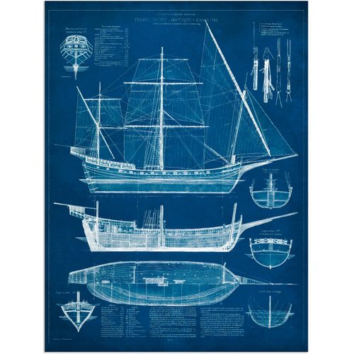 4058661359339 - Wandbild ARTLAND Entwurf für ein Antikes Schiff I Bilder Gr B H 30 cm x 40 cm Alu-Dibond-Druck Boote & Schiffe Hochformat 1 St blau Bild Poster Bilder als Alubild Leinwandbild Wandaufkleber oder in versch Größen 4058661359339 - Wandbild ARTLAND Entwurf für ein Antikes Schiff I Bilder Gr B H 30 cm x 40 cm Alu-Dibond-Druck Boote & Schiffe Hochformat 1 St blau Bild Poster Bilder als Alubild Leinwandbild Wandaufkleber oder in versch Größen