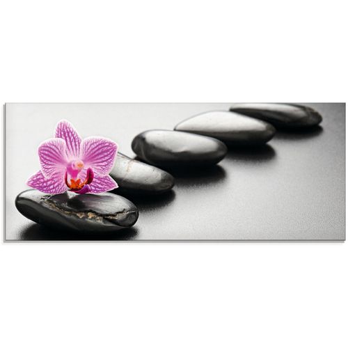 4055327024655 - Glasbild ARTLAND Spa-Konzept mit Zen Steinen und Orchidee Bilder Gr B H 125 cm x 50 cm Glasbild Zen 1 St grau Glasbilder in verschiedenen Größen 4055327024655 - Glasbild ARTLAND Spa-Konzept mit Zen Steinen und Orchidee Bilder Gr B H 125 cm x 50 cm Glasbild Zen 1 St grau Glasbilder in verschiedenen Größen