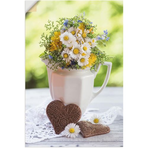 4059745948562 - Wandbild ARTLAND Aus Liebe zum Frühling Bilder Gr B H 40 cm x 60 cm Wandaufkleber - Vinyl Vasen & Töpfe 1 St grün Bild Kunstdruck Kunstdrucke Bilder als Alubild Leinwandbild Wandaufkleber oder Poster in versch Größen