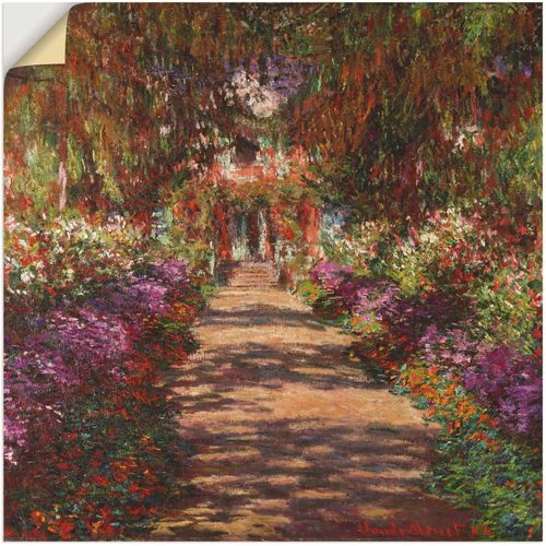 4062144486207 - Wandbild ARTLAND Weg in Monets Garten Giverny 1902 Bilder Gr B H 40 cm x 40 cm Wandaufkleber - Vinyl Garten 1 St bunt Bild Leinwandbild Kunstdrucke Bilder als Alubild Leinwandbild Wandaufkleber oder Poster in versch Größen 4062144486207 - Wandbild ARTLAND Weg in Monets Garten Giverny 1902 Bilder Gr B H 40 cm x 40 cm Wandaufkleber - Vinyl Garten 1 St bunt Bild Leinwandbild Kunstdrucke Bilder als Alubild Leinwandbild Wandaufkleber oder Poster in versch Größen