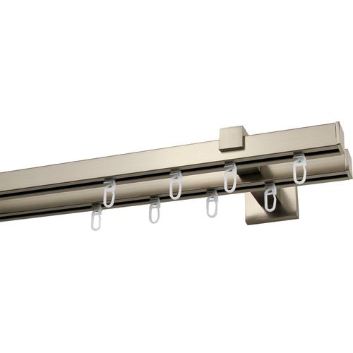 9002777477413 - Gardinenstange GARESA Nora Gardinenstangen Gr L 460 cm 2 läufig silberfarben (edelstahlfarben) Kinder Gardinenstangen für Vorhanggarnitur einfache Montage an die Wand verlängerbar Kappe 9002777477413 - Gardinenstange GARESA Nora Gardinenstangen Gr L 460 cm 2 läufig silberfarben (edelstahlfarben) Kinder Gardinenstangen für Vorhanggarnitur einfache Montage an die Wand verlängerbar Kappe