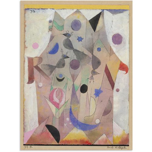 4062144794210 - Wandbild ARTLAND Persische Nachtigallen 1917 Bilder Gr B H 30 cm x 40 cm Alu-Dibond-Druck Muster Hochformat 1 St bunt Kunstdrucke als Alubild Leinwandbild Wandaufkleber oder Poster in versch Größen