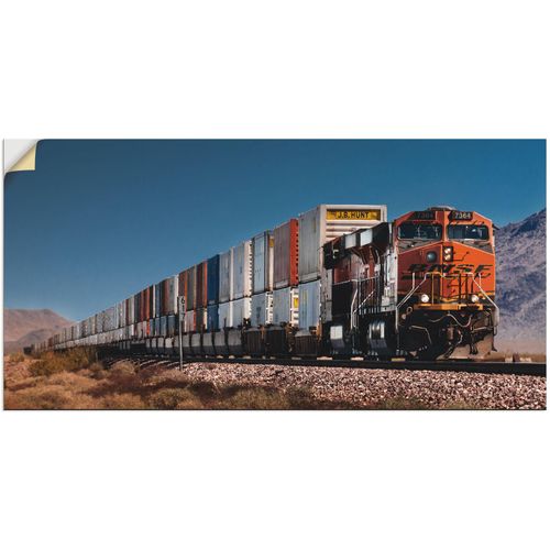 4057738468806 - Wandbild ARTLAND Güterzug BNSF Kalifornien Bilder Gr B H 100 cm x 50 cm Wandaufkleber - Vinyl Züge 1 St blau Bild Kunstdruck Metallbild Metallbilder Bilder als Alubild Leinwandbild Wandaufkleber oder Poster in versch Größen 4057738468806 - Wandbild ARTLAND Güterzug BNSF Kalifornien Bilder Gr B H 100 cm x 50 cm Wandaufkleber - Vinyl Züge 1 St blau Bild Kunstdruck Metallbild Metallbilder Bilder als Alubild Leinwandbild Wandaufkleber oder Poster in versch Größen