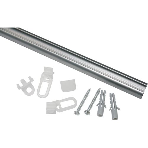 4003018044512 - Gardinenschiene Aluminiumschiene Gr 2 grau (aluminiumfarben) L150cm Ø13mm Aluminium Gardinenstangen 1-läufig 4003018044512 - Gardinenschiene Aluminiumschiene Gr 2 grau (aluminiumfarben) L150cm Ø13mm Aluminium Gardinenstangen 1-läufig