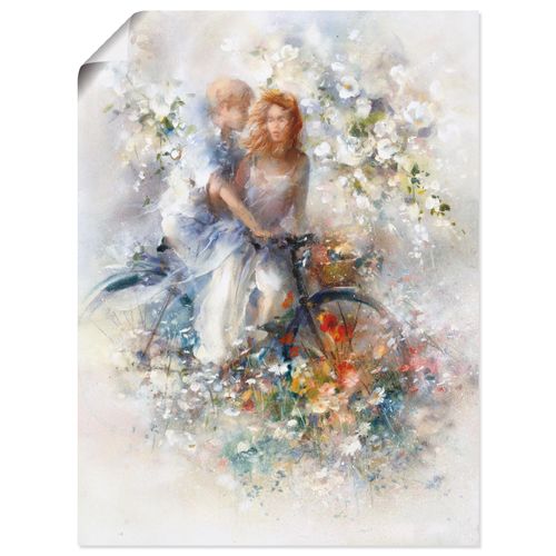 4057738460503 - Wandbild ARTLAND Frühling II Bilder Gr B H 45 cm x 60 cm Poster Paar Hochformat 1 St weiß Bild Leinwandbild Kunstdrucke Bilder als Leinwandbild Wandaufkleber oder Poster in versch Größen