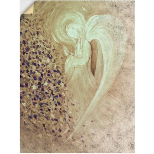 4058661147394 - Wandbild ARTLAND Engel I Bilder Gr B H 30 cm x 40 cm Wandaufkleber - Vinyl Religion 1 St beige (naturfarben) Bild Kunstdruck Poster Bilder als Alubild Leinwandbild Wandaufkleber oder in versch Größen