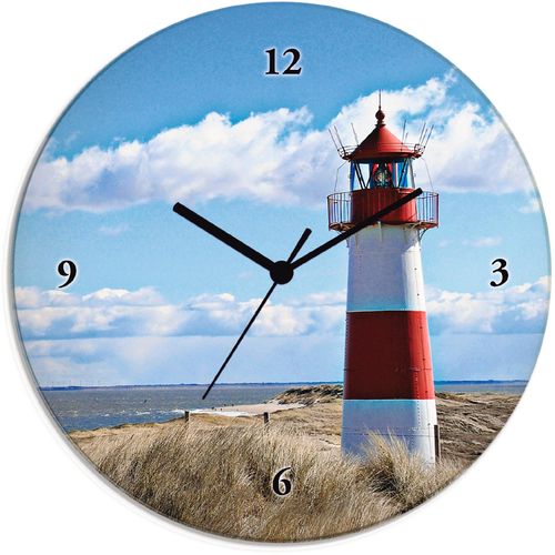 4055327081535 - Wanduhr ARTLAND Leuchtturm Sylt Wanduhren Gr T 18 cm Funkuhr blau Wanduhren wahlweise mit Quarz- oder Funhuhrwerk lautlos ohne Tickgeräusche 4055327081535 - Wanduhr ARTLAND Leuchtturm Sylt Wanduhren Gr T 18 cm Funkuhr blau Wanduhren wahlweise mit Quarz- oder Funhuhrwerk lautlos ohne Tickgeräusche