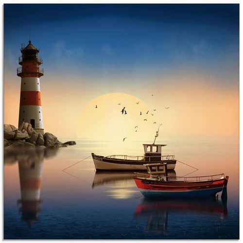 4055327846905 - Glasbild ARTLAND Kleiner Hafen mit Leuchtturm Bilder Gr B H 20 cm x 20 cm Glasbild Gebäude quadratisch 1 St blau Bild Glasbild Glasbilder Bilder in verschiedenen Größen 4055327846905 - Glasbild ARTLAND Kleiner Hafen mit Leuchtturm Bilder Gr B H 20 cm x 20 cm Glasbild Gebäude quadratisch 1 St blau Bild Glasbild Glasbilder Bilder in verschiedenen Größen