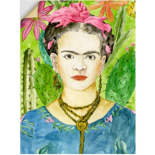 4062144824931 - Wandbild ARTLAND Frida Kahlo II Bilder Gr B H 30 cm x 40 cm Wandaufkleber - Vinyl Bilder von Frauen Hochformat 1 St bunt Kunstdrucke als Alubild Leinwandbild Wandaufkleber oder Poster in versch Größen 4062144824931 - Wandbild ARTLAND Frida Kahlo II Bilder Gr B H 30 cm x 40 cm Wandaufkleber - Vinyl Bilder von Frauen Hochformat 1 St bunt Kunstdrucke als Alubild Leinwandbild Wandaufkleber oder Poster in versch Größen