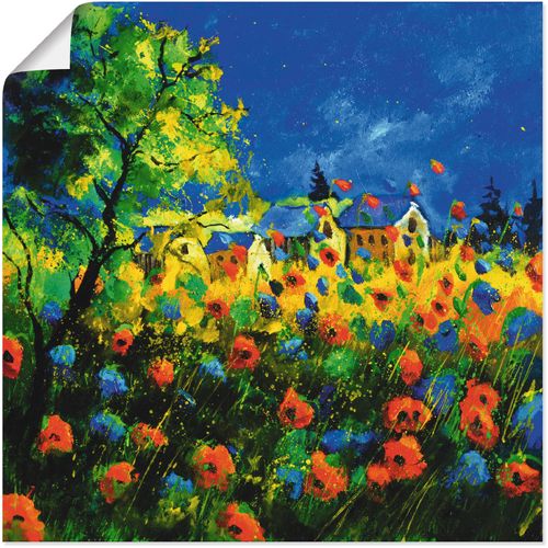 4059745022804 - Wandbild ARTLAND Blaue und rote Mohnblumen Bilder Gr B H 40 cm x 40 cm Poster Blumen quadratisch 1 St blau Bild Metallbild Metallbilder Bilder als Alubild Leinwandbild Wandaufkleber oder Poster in versch Größen 4059745022804 - Wandbild ARTLAND Blaue und rote Mohnblumen Bilder Gr B H 40 cm x 40 cm Poster Blumen quadratisch 1 St blau Bild Metallbild Metallbilder Bilder als Alubild Leinwandbild Wandaufkleber oder Poster in versch Größen