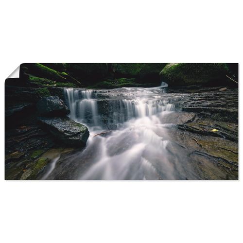4059745944779 - Wandbild ARTLAND Klingelbachschlucht Bilder Gr B H 60 cm x 30 cm Poster Gewässer Querformat 1 St grün Bild Poster Bilder als Alubild Leinwandbild Wandaufkleber oder in versch Größen