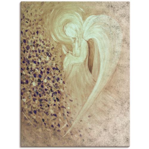 4058661147325 - Wandbild ARTLAND Engel I Bilder Gr B H 30 cm x 40 cm Leinwandbild Religion 1 St beige (naturfarben) Bild Kunstdruck Poster Bilder als Alubild Leinwandbild Wandaufkleber oder in versch Größen
