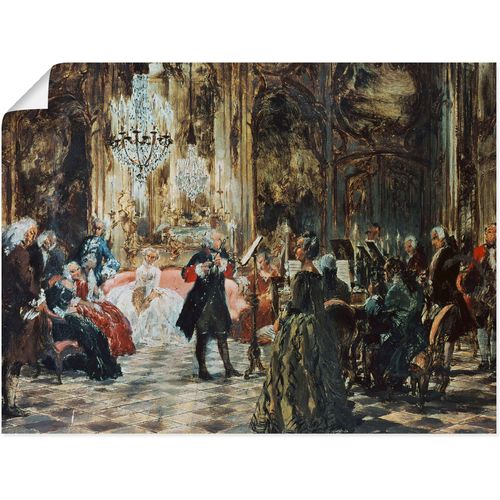 4055327545266 - Wandbild ARTLAND Flötenkonzert Friedrich des Großen Bilder Gr B H 40 cm x 30 cm Poster Orchester & Bands 1 St braun Bild Poster Bilder als Leinwandbild Wandaufkleber oder in versch Größen 4055327545266 - Wandbild ARTLAND Flötenkonzert Friedrich des Großen Bilder Gr B H 40 cm x 30 cm Poster Orchester & Bands 1 St braun Bild Poster Bilder als Leinwandbild Wandaufkleber oder in versch Größen