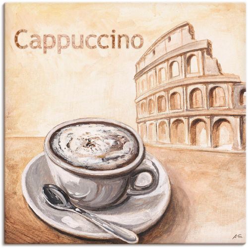 4055327295017 - Wandbild ARTLAND Cappuccino in Rom Bilder Gr B H 40 cm x 40 cm Leinwandbild Kaffee Bilder quadratisch 1 St beige (naturfarben) Kunstdrucke als Alubild Leinwandbild Wandaufkleber oder Poster in versch Größen 4055327295017 - Wandbild ARTLAND Cappuccino in Rom Bilder Gr B H 40 cm x 40 cm Leinwandbild Kaffee Bilder quadratisch 1 St beige (naturfarben) Kunstdrucke als Alubild Leinwandbild Wandaufkleber oder Poster in versch Größen