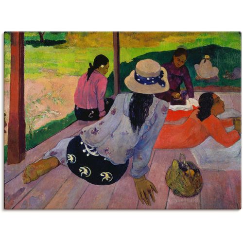 4055327688222 - Wandbild ARTLAND Siesta Um 1892-94 Bilder Gr B H 40 cm x 30 cm Leinwandbild Gruppen & Familien 1 St bunt Bild Leinwandbild Kunstdrucke Bilder als Leinwandbild Wandaufkleber oder Poster in versch Größen