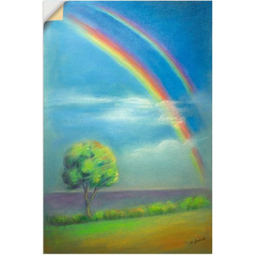 4059745617338 - Wandbild ARTLAND Zwischen Himmel und Erde Bilder Gr B H 60 cm x 90 cm Wandaufkleber - Vinyl Himmel Hochformat 1 St blau Bild Poster Bilder als Alubild Leinwandbild Wandaufkleber oder in versch Größen