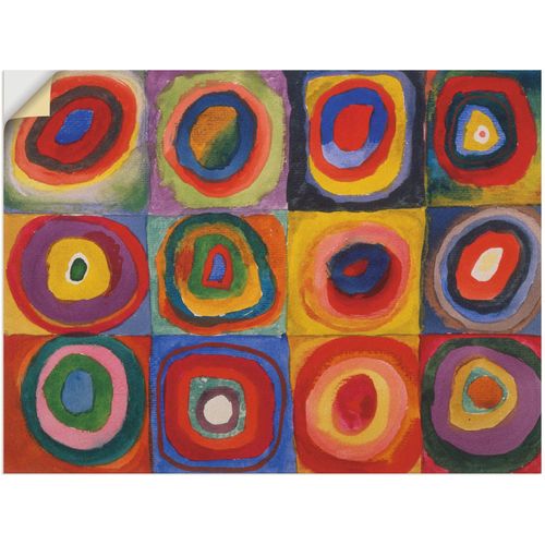 4057738588450 - Wandbild ARTLAND Quadrate und konzentrische Ringe 1913 Bilder Gr B H 40 cm x 30 cm Wandaufkleber - Vinyl Muster 1 St bunt Bild Leinwandbild Kunstdrucke Bilder als Leinwandbild Wandaufkleber oder Poster in versch Größen 4057738588450 - Wandbild ARTLAND Quadrate und konzentrische Ringe 1913 Bilder Gr B H 40 cm x 30 cm Wandaufkleber - Vinyl Muster 1 St bunt Bild Leinwandbild Kunstdrucke Bilder als Leinwandbild Wandaufkleber oder Poster in versch Größen