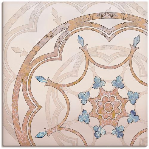 4059745265102 - Wandbild ARTLAND Boho Mandala Bilder Gr B H 70 cm x 70 cm Leinwandbild Muster 1 St beige (natur) Bild Metallbild Metallbilder Bilder als Alubild Leinwandbild Wandaufkleber oder Poster in versch Größen