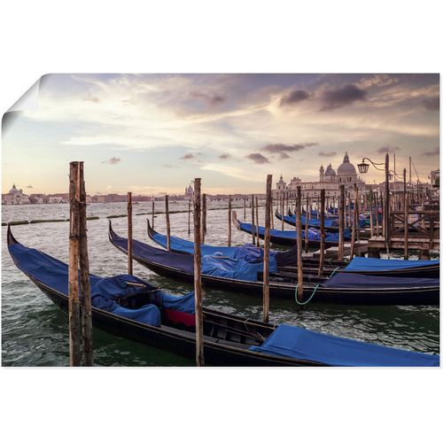 4062144653692 - Wandbild ARTLAND Venedig Gondeln Bilder Gr B H 90 cm x 60 cm Poster Bilder von Booten & Schiffen Querformat 1 St blau Kunstdrucke als Alubild Leinwandbild Wandaufkleber oder Poster in versch Größen 4062144653692 - Wandbild ARTLAND Venedig Gondeln Bilder Gr B H 90 cm x 60 cm Poster Bilder von Booten & Schiffen Querformat 1 St blau Kunstdrucke als Alubild Leinwandbild Wandaufkleber oder Poster in versch Größen