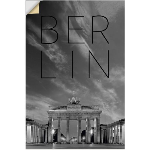 4062144740767 - Wandbild ARTLAND Brandenburger Tor in Berlin Bilder Gr B H 60 cm x 90 cm Wandaufkleber - Vinyl Berlin Hochformat 1 St schwarz Kunstdrucke als Alubild Leinwandbild Wandaufkleber oder Poster in versch Größen 4062144740767 - Wandbild ARTLAND Brandenburger Tor in Berlin Bilder Gr B H 60 cm x 90 cm Wandaufkleber - Vinyl Berlin Hochformat 1 St schwarz Kunstdrucke als Alubild Leinwandbild Wandaufkleber oder Poster in versch Größen
