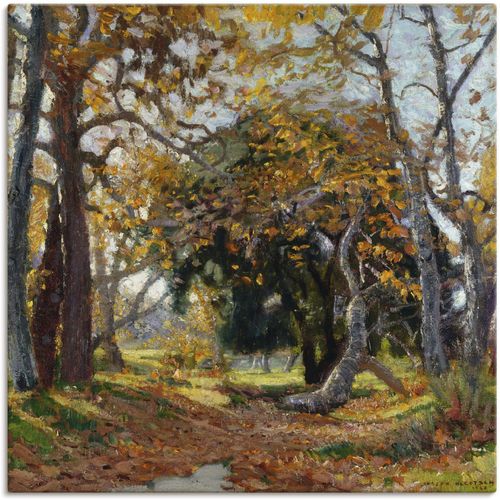 4055327230148 - Wandbild ARTLAND Herbst im Canyon 1923 Bilder Gr B H 40 cm x 40 cm Leinwandbild Vier Jahreszeiten 1 St bunt Bild Poster Bilder als Alubild Leinwandbild Wandaufkleber oder in versch Größen
