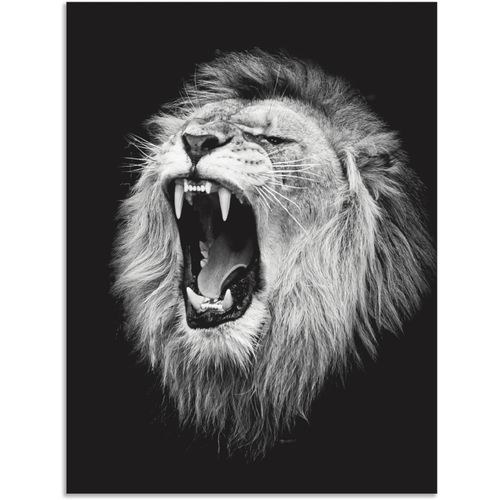 4062144626788 - Wandbild ARTLAND Der Löwe Bilder Gr B H 30 cm x 40 cm Alu-Dibond-Druck Wildtiere Hochformat 1 St schwarz Kunstdrucke als Alubild Leinwandbild Wandaufkleber oder Poster in versch Größen 4062144626788 - Wandbild ARTLAND Der Löwe Bilder Gr B H 30 cm x 40 cm Alu-Dibond-Druck Wildtiere Hochformat 1 St schwarz Kunstdrucke als Alubild Leinwandbild Wandaufkleber oder Poster in versch Größen