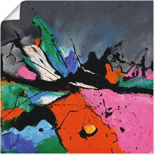 4057738902928 - Wandbild ARTLAND Abstrakt VI Bilder Gr B H 50 cm x 50 cm Poster Gegenstandslos quadratisch 1 St grün Bild Poster Bilder als Alubild Leinwandbild Wandaufkleber oder in versch Größen