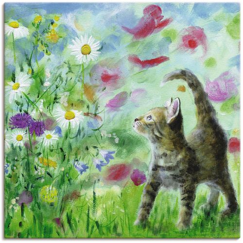 4055327378314 - Wandbild ARTLAND Sommerwiese mit Kätzchen Bilder Gr B H 50 cm x 50 cm Leinwandbild Haustiere 1 St grün Bild Kunstdruck Kunstdrucke Bilder als Leinwandbild Wandaufkleber oder Poster in versch Größen 4055327378314 - Wandbild ARTLAND Sommerwiese mit Kätzchen Bilder Gr B H 50 cm x 50 cm Leinwandbild Haustiere 1 St grün Bild Kunstdruck Kunstdrucke Bilder als Leinwandbild Wandaufkleber oder Poster in versch Größen