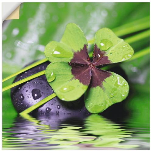 4057738276975 - Wandbild ARTLAND Glücksklee Entspann mal wieder Bilder Gr B H 40 cm x 40 cm Wandaufkleber - Vinyl Zen quadratisch 1 St grün Bild Metallbild Metallbilder Bilder als Alubild Leinwandbild Wandaufkleber oder Poster in versch Größen 4057738276975 - Wandbild ARTLAND Glücksklee Entspann mal wieder Bilder Gr B H 40 cm x 40 cm Wandaufkleber - Vinyl Zen quadratisch 1 St grün Bild Metallbild Metallbilder Bilder als Alubild Leinwandbild Wandaufkleber oder Poster in versch Größen