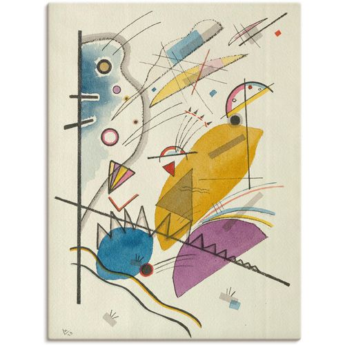 4057738023036 - Wandbild ARTLAND Geordnete Anhäufung Bilder Gr B H 45 cm x 60 cm Leinwandbild Gegenstandslos 1 St grün Bild Leinwandbild Kunstdrucke Bilder als Leinwandbild Wandaufkleber oder Poster in versch Größen