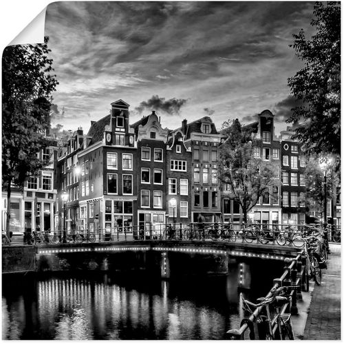 4062144653043 - Wandbild ARTLAND Amsterdam Abendidylle Bilder Gr B H 50 cm x 50 cm Poster Amsterdam quadratisch 1 St schwarz Kunstdrucke als Alubild Leinwandbild Wandaufkleber oder Poster in versch Größen 4062144653043 - Wandbild ARTLAND Amsterdam Abendidylle Bilder Gr B H 50 cm x 50 cm Poster Amsterdam quadratisch 1 St schwarz Kunstdrucke als Alubild Leinwandbild Wandaufkleber oder Poster in versch Größen