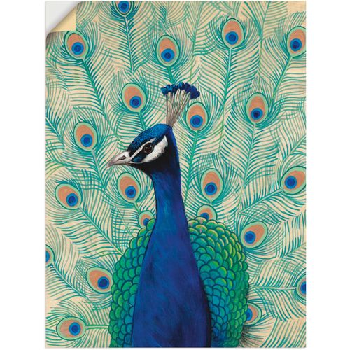4062144378243 - Wandbild ARTLAND Blauer Pfau II Bilder Gr B H 45 cm x 60 cm Wandaufkleber - Vinyl Vögel Hochformat 1 St blau Bild Metallbild Metallbilder Bilder als Alubild Leinwandbild Wandaufkleber oder Poster in versch Größen 4062144378243 - Wandbild ARTLAND Blauer Pfau II Bilder Gr B H 45 cm x 60 cm Wandaufkleber - Vinyl Vögel Hochformat 1 St blau Bild Metallbild Metallbilder Bilder als Alubild Leinwandbild Wandaufkleber oder Poster in versch Größen