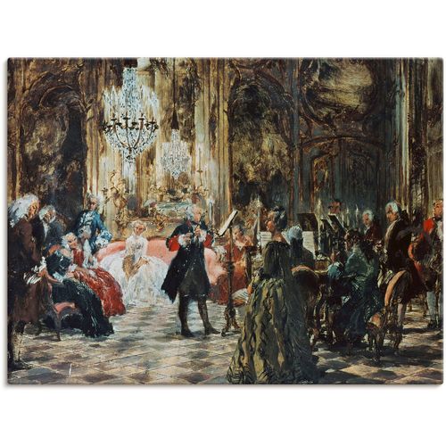 4055327103237 - Wandbild ARTLAND Flötenkonzert Friedrich des Großen Bilder Gr B H 80 cm x 60 cm Leinwandbild Orchester & Bands 1 St braun Bild Poster Bilder als Leinwandbild Wandaufkleber oder in versch Größen 4055327103237 - Wandbild ARTLAND Flötenkonzert Friedrich des Großen Bilder Gr B H 80 cm x 60 cm Leinwandbild Orchester & Bands 1 St braun Bild Poster Bilder als Leinwandbild Wandaufkleber oder in versch Größen