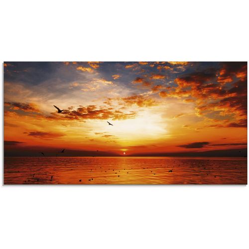 4058661628985 - Glasbild ARTLAND Sonnenuntergang am Strand mit wunderschönem Himmel Bilder Gr B H 100 cm x 50 cm Sonnenaufgang & -untergang 1 St orange Glasbilder Bilder in verschiedenen Größen 4058661628985 - Glasbild ARTLAND Sonnenuntergang am Strand mit wunderschönem Himmel Bilder Gr B H 100 cm x 50 cm Sonnenaufgang & -untergang 1 St orange Glasbilder Bilder in verschiedenen Größen