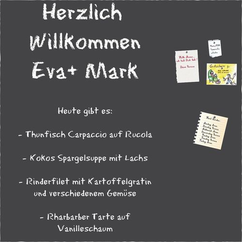 4049009112785 - Memoboard »Schwarz« 50 50 cm grau