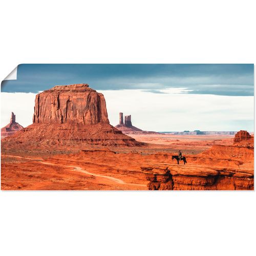 4055327534338 - Wandbild ARTLAND Colorado - Utah Monument Valley Bilder Gr B H 100 cm x 50 cm Poster Amerika 1 St braun Bild Kunstdruck Kunstdrucke Bilder als Leinwandbild Wandaufkleber oder Poster in versch Größen