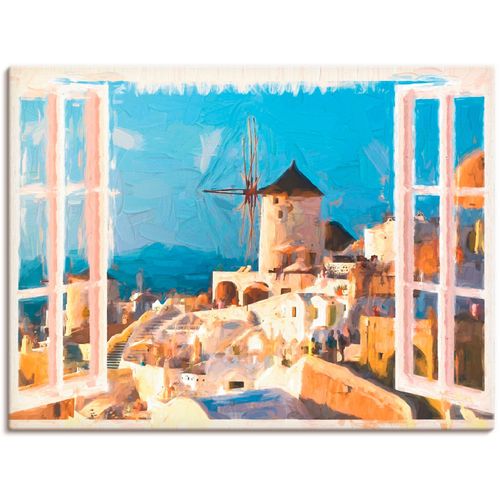 4055327988773 - Wandbild ARTLAND Blick durch das Fenster auf Santorin Bilder Gr B H 40 cm x 30 cm Leinwandbild Fensterblick 1 St blau Bild Kunstdruck Kunstdrucke Bilder als Leinwandbild Wandaufkleber oder Poster in versch Größen 4055327988773 - Wandbild ARTLAND Blick durch das Fenster auf Santorin Bilder Gr B H 40 cm x 30 cm Leinwandbild Fensterblick 1 St blau Bild Kunstdruck Kunstdrucke Bilder als Leinwandbild Wandaufkleber oder Poster in versch Größen