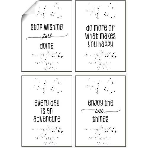 4062144316191 - Poster ARTLAND 4 Lebensweisheiten Bilder Gr B H 21 cm x 297 cm Poster Sprüche & Texte Hochformat 4 St schwarz Poster Bilder Poster Wandbild Bild Wandposter 4062144316191 - Poster ARTLAND 4 Lebensweisheiten Bilder Gr B H 21 cm x 297 cm Poster Sprüche & Texte Hochformat 4 St schwarz Poster Bilder Poster Wandbild Bild Wandposter