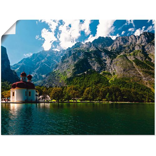 4055327532587 - Wandbild ARTLAND St Bartholomä (Königssee) I Bilder Gr B H 60 cm x 45 cm Poster Berge 1 St blau Bild Kunstdruck Kunstdrucke Bilder als Leinwandbild Wandaufkleber oder Poster in versch Größen 4055327532587 - Wandbild ARTLAND St Bartholomä (Königssee) I Bilder Gr B H 60 cm x 45 cm Poster Berge 1 St blau Bild Kunstdruck Kunstdrucke Bilder als Leinwandbild Wandaufkleber oder Poster in versch Größen