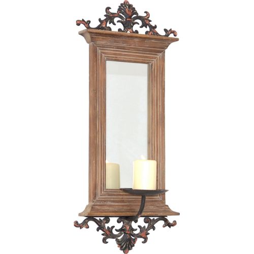 4046884059754 - Kerzenhalter braun B26cm H56cm T15cm Metall HOFMANN LIVING AND MORE Kerzenhalter Maße (B T H) 26 15 56 cm braun