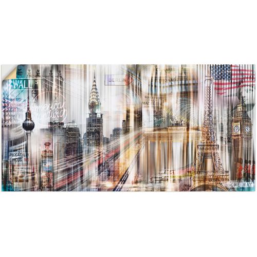 4062144307465 - Wandbild ARTLAND Metropole Skyline Abstrakte Collage Bilder Gr B H 100 cm x 50 cm Wandaufkleber - Vinyl Gebäude 1 St beige (naturfarben) Bild Kunstdruck Leinwandbild Kunstdrucke Bilder als Leinwandbild Wandaufkleber oder Poster in versch Größen 4062144307465 - Wandbild ARTLAND Metropole Skyline Abstrakte Collage Bilder Gr B H 100 cm x 50 cm Wandaufkleber - Vinyl Gebäude 1 St beige (naturfarben) Bild Kunstdruck Leinwandbild Kunstdrucke Bilder als Leinwandbild Wandaufkleber oder Poster in versch Größen