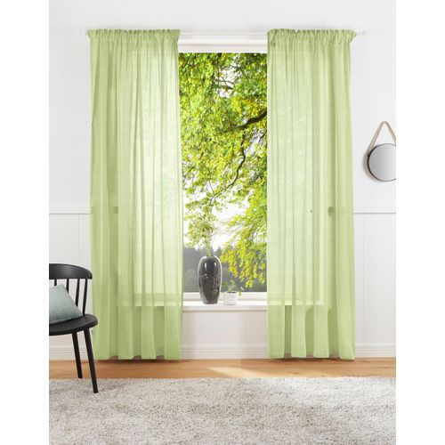 4004567334871 - Vorhang Lanea Gr 1 grün B135cm H145cm Baumwolle Polyester LEGER HOME BY LENA GERCKE Gardinen Leinenoptik 1 Schal verschiedene Größen 4004567334871 - Vorhang Lanea Gr 1 grün B135cm H145cm Baumwolle Polyester LEGER HOME BY LENA GERCKE Gardinen Leinenoptik 1 Schal verschiedene Größen