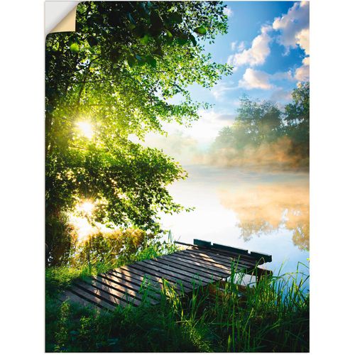4059745780636 - Wandbild ARTLAND Angelsteg am Morgen Bilder Gr B H 60 cm x 80 cm Wandaufkleber - Vinyl Gewässer 1 St grün Bild Metallbild Metallbilder Bilder als Alubild Leinwandbild Wandaufkleber oder Poster in versch Größen 4059745780636 - Wandbild ARTLAND Angelsteg am Morgen Bilder Gr B H 60 cm x 80 cm Wandaufkleber - Vinyl Gewässer 1 St grün Bild Metallbild Metallbilder Bilder als Alubild Leinwandbild Wandaufkleber oder Poster in versch Größen