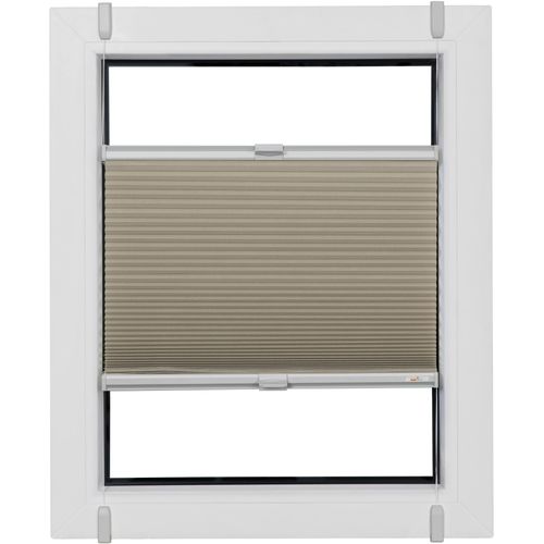 4001442935567 - Wabenplissee One Size Style Honeycomb TL Plissees Gr 210 cm zweiseitig verschiebbar 60 cm beige (sand grau grau) Plissees ohne Bohren Zubehörfarbe zum Klemmen 4001442935567 - Wabenplissee One Size Style Honeycomb TL Plissees Gr 210 cm zweiseitig verschiebbar 60 cm beige (sand grau grau) Plissees ohne Bohren Zubehörfarbe zum Klemmen